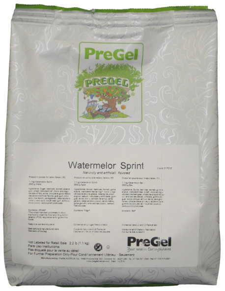 PreGel Watermelon Sprint Complete Gelato Mix.