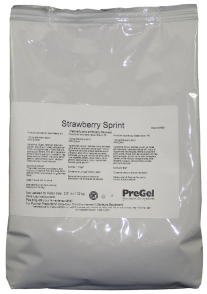 PreGel Strawberry Sprint Complete Gelato Mix.