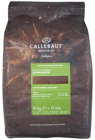 Callebaut Extra Brute Cocoa Powder for Baking and Pastry Use.