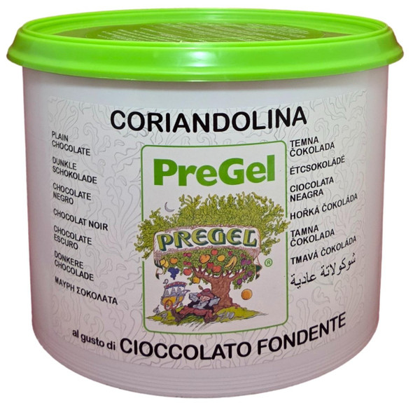 PreGel Chocolate Coriandolina for Gelato and Ice Cream Use.