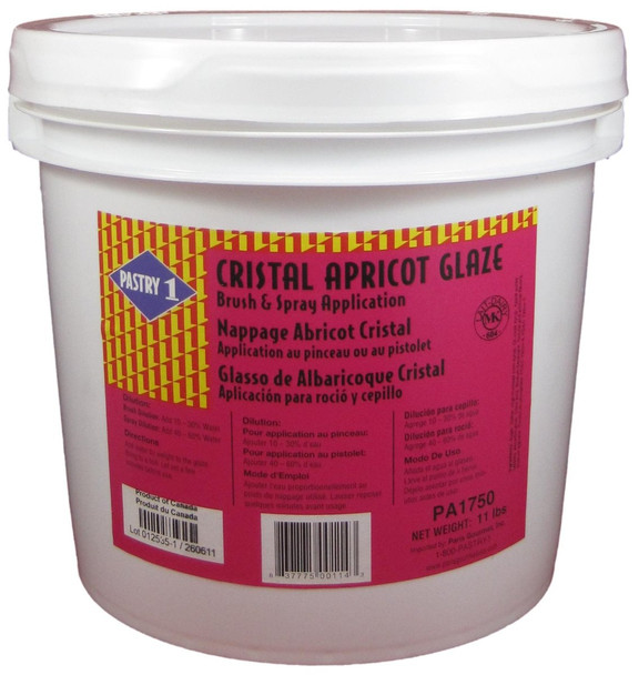 Pastry 1 Apricot Cristal Glaze for Baking and Pastry Use.