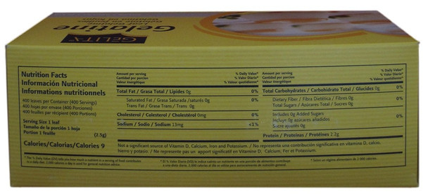 Gelita Silver Leaf Gelatin Powder for Baking, Pastry, and Confectionery Use.