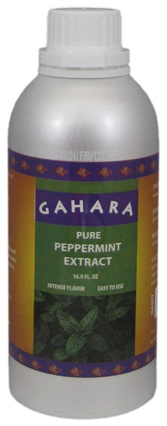 Gahara Pure Peppermint Extract for Baking and Pastry Use.