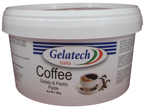 Gelatech Coffee Flavoring Paste for Gelato, Ice Cream, Sorbetto, and Pastry.