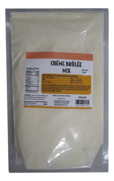 Pastry 1 Creme Brulee Mix for Baking and Pastry Use.