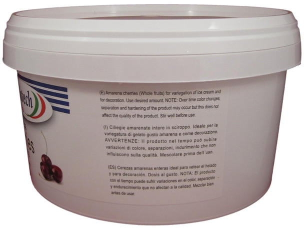 Gelatech Amarena Cherries in Syrup for Chocolate, Pastries, and Baking.
