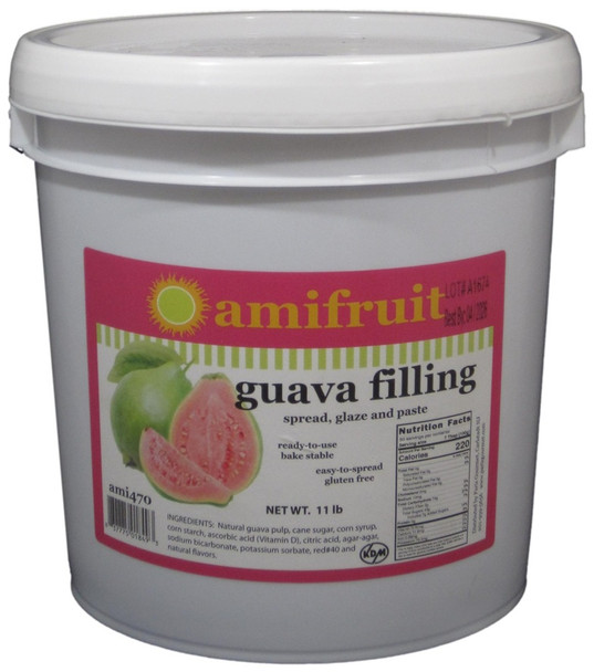 Amifruit guava flavoring paste 11 pounds for gelato & dessert production – Pike Global Foods