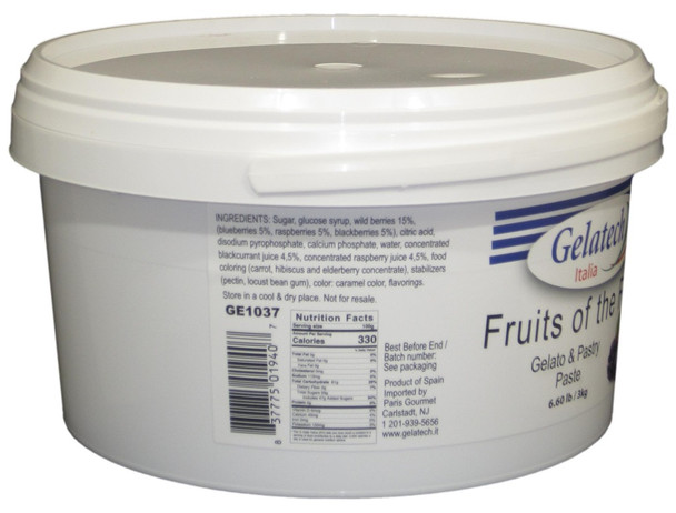 Gelatech Fruit of the Forest Flavoring Paste 6.6 Lbs.