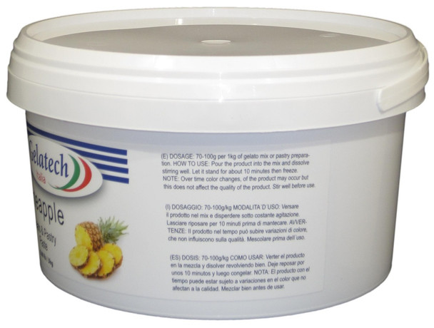 Gelatech Pineapple Flavoring Paste 6.6 Lbs.