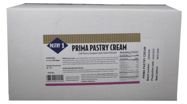 Pastry 1 Prima Pastry Cream Powder Cold Process 11 Lbs.