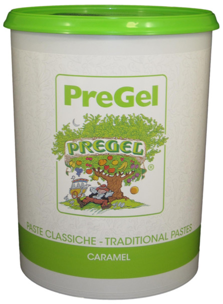 PreGel Dark Caramel Gelato Flavoring Paste 13.2 Lbs.