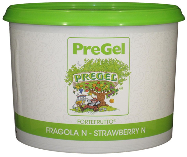 PreGel Strawberry Flavoring Paste for Gelato, Ice Cream, and Pastry Use.