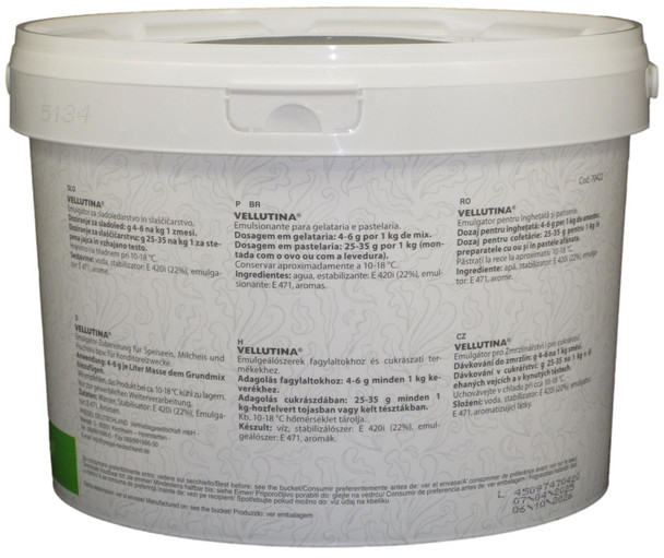 PreGel 'Setagel Vellutina' Gelato Emulsifier 5.5 Lbs