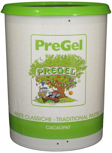 PreGel 'Cacaopat' Unsweetened Chocolate Flavoring Paste for Gelato, Ice Cream, and Pastry Use.