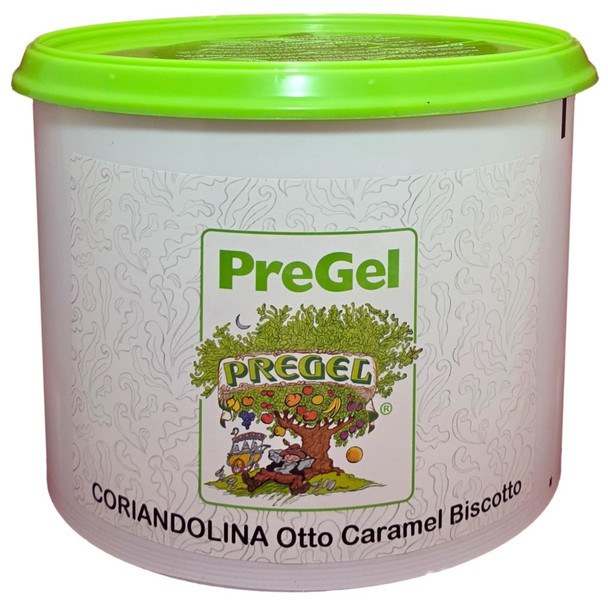 PreGel Otto Cookie Butter Coriandolina for Gelato and Ice Cream Use.