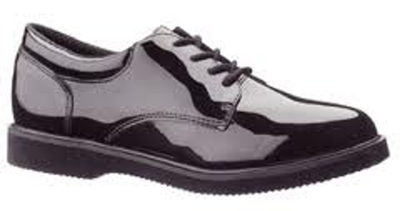 patent leather uniform shoes