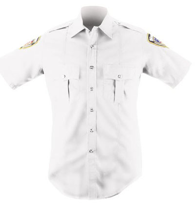 White Short Sleeve Shirt Meyers Uniforms