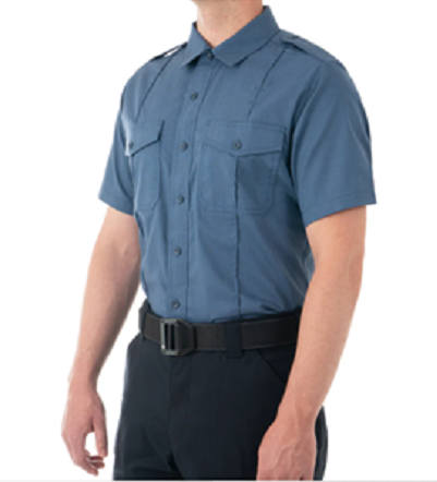 First Tactical Med Blue Men's S/S Meyers Uniforms