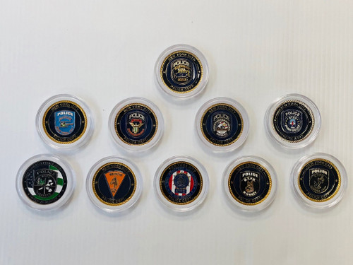 NYPD Specialized Units Challenge Coin Set