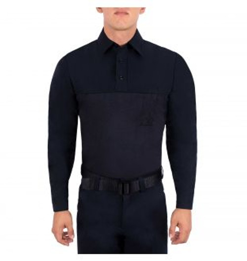 NYPD / Blauer アーマースキン&アーマースキン用シャツ/S日本M～L Exclusive NYPD Short Sleeve Power Stretch Shirt w Zipper