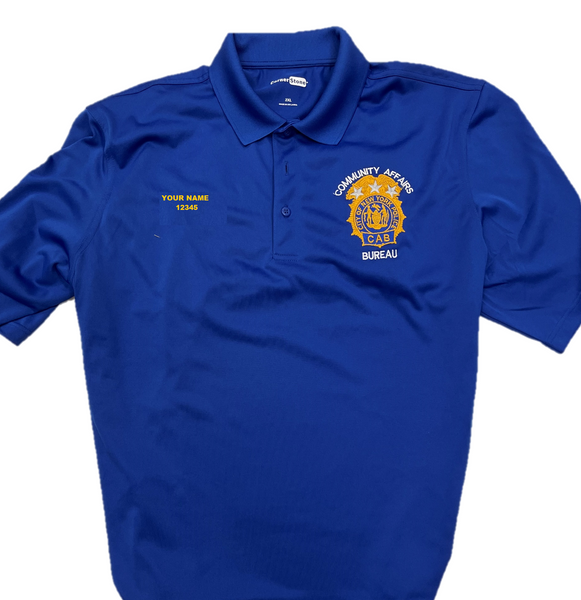 Community Affairs Polo Shirt w/ Chief shield