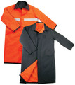 Black and Orange Raincoat