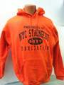 DSNY ORANGE PULLOVER SWEATSHIRT