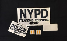 NYPD STRATEGIC RESPONSE GROUP 1 パッチセット 品質一番の NYPD パッチセット 1 GROUP RESPONSE STRATEGIC 個人