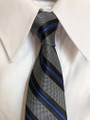 Blue Line Silk Tie