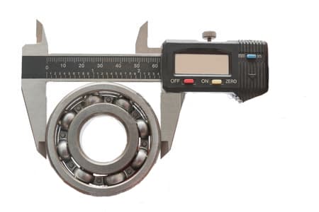 image of the bearing reference on the outer race of the bearing