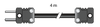 TMDT2-37/4M - SKF 4M Extension Cable For K-Type Temp. Probe Diagram