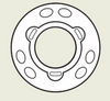 TMFT36B30-55 Size B30-55 TMFT36 Impact Ring Diagram