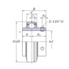 UCX07-23 - FYH Bearing Insert - 1.7/16 Inch Inside Diameter