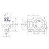 UCT203 - FYH Cast Iron Take-Up Bearing Unit - 17mm Inside Diameter