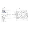 UCTX05 - FYH Cast Iron Take-Up Bearing Unit - 25mm Inside Diameter