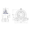 UCPA204 - FYH Short Based Cast Iron Pillow Block - 20mm Inside Diameter