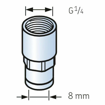 LAPFF1/4 - SKF Tube connection, female 1/4