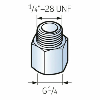LAPN1/4UNF - SKF Automatic Lubricator Nipple 1/4" - 1/4"UNF LAPN1/4UNF - SKF Automatic Lubricator Nipple 1/4" - 1/4"UNF