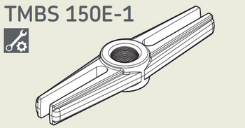TMBS150E-1 - SKF Beam For TMBS 150E Strong Back Puller Diagram