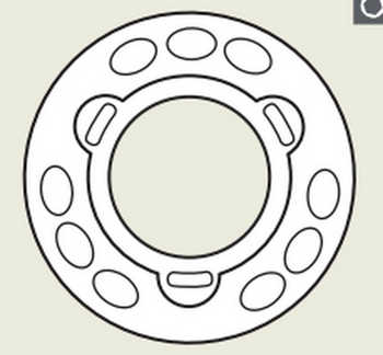 TMFT36C40-80 - SKF Impact ring for TMFT 36, size C40-80