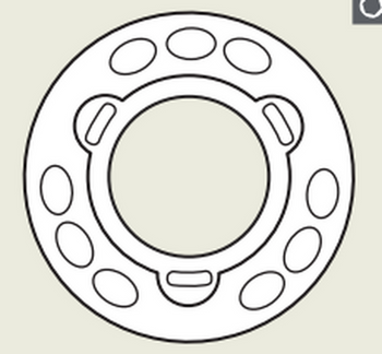 TMFT36C45-100 - SKF Impact ring for TMFT 36, size C40-100