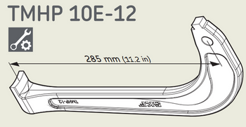 TMHP10E-12 - SKF Arm for TMHP 10E, 285 mm long