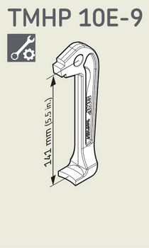 TMHP10E-9 - SKF Arm for TMHC 110E, 140 mm long