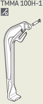 TMMA100H-1 - SKF Arm For TMMA 100H With Bolt Diagram