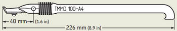 TMMD100-A4 - SKF Arm For TMMD 100, Size A4 Diagram