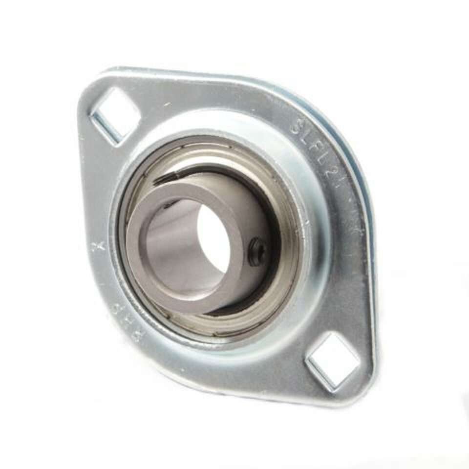 SLFL1/2EC - RHP Pressed Steel Flange Bearing Unit - 1/2 Inch Diameter