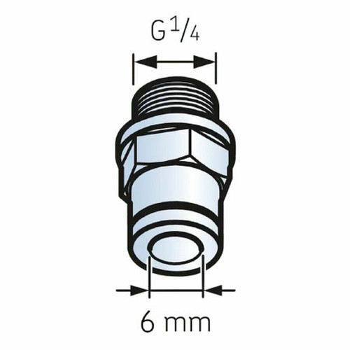 LAPFM1/4S - SKF Tube connector male G 1/4 for 6 mm tube