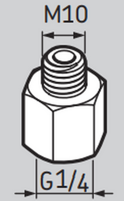 LAPN10 - SKF Automatic Lubricator Nipple 1/4" - M10x1.5