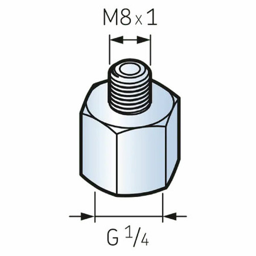 LAPN8X1 - SKF Automatic Lubricator Nipple 1/4" - M8x1