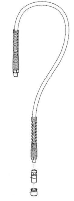 TLGB20-3 - SKF High pressure hose 900 mm (36in) with coupler